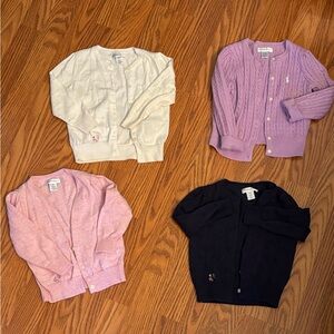 RL 24mo Cardigans in Various Colors